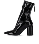 Halmanera Roxy Black Heeled Ankle Boot