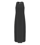 هاريس وارف لندن فستان أسود بلا أكمام