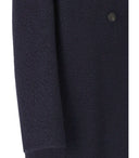 Harris Wharf London Blue Bouclé Mantel