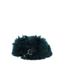 Damskie buty Fendi Alpaca Green Tracolle