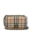 Burberry Women's Lola Shoulder Bag Beige Fabric