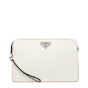 Prada Men's White Leather Pochette