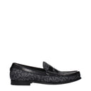 Dolce&Gabbana Herens Loafers Stof Zwart/Grijs