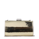 Jimmy Choo Zahra Woman Gold Leather Clutch