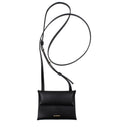 Jil Sander Folded Mini Crossbody Bag Women's Leather Black
