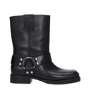 Tory Burch Women's Leather Ankle Boots Black