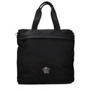Versace Men's Shoulder Bags Black Nylon