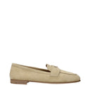 Prada Women's Suede Moccasins Beige/Ecru