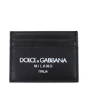 Dolce&Gabbana Dokumentenhalter Herren Leder Schwarz/Weiß
