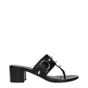 Balenciaga City Sandals Women Leather Black