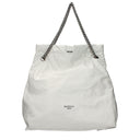 Balenciaga Women's White Leather Crush Shoulder Bag