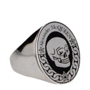 Alexander Mc Queen Hombres Anillos Latón Plata
