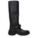 Burberry Femme's Bottes Cuir Noir