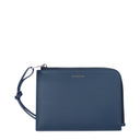 Jil Sander Women's Blue/Navy Blue Leather Wallet