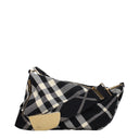 Burberry Shield Crossbody Bag Women's Fabric Black