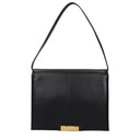 Jil Sander Women's Carnet Leather Shoulder Bag Black