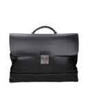 Pineider Men's Work Bags Black Leather