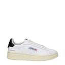 Autry Zapatillas Dallas Mujers Cuero Blanco/Negro