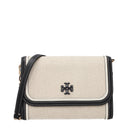 Tory Burch Emerson Pochette Mujers Tela Beige/Negro