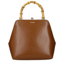 Jil Sander Goji Handbag Women Leather Brown