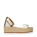 See By Chloé Zeppe Women's Leather Gold/Platinum