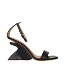 Off White Women's Sandals Leather Black