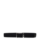 Salvatore Ferragamo Hombres Cinturón Tela Azul