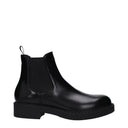 Prada Botas Chelsea Hombre Negro Piel