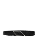 Bottega Veneta Men's Belt Black Leather