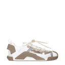 Dolce&Gabbana Men's Sneakers White/Mud Fabric