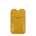 Burberry Women's Leather Cell Phone Case Yellow/Mustard