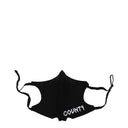 Marcelo Burlon Face Mask For Men Black Fabric