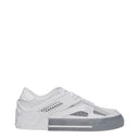 Dolce&Gabbana Hombres Deportivas Piel Blanco/Plata