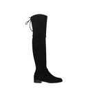 Zamszowe czarne buty damskie Stuart Weitzman