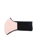 Fendi Mujers Mascarillas de Seda Rosa/Negro