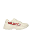 Gucci Demetra Sneakers Men's Leather Beige/Ivory