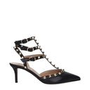 Valentino Garavani Femmes Sandales Cuir Noir