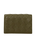 Bottega Veneta Women's Document Holder Green/Olive Leather