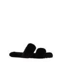 Saint Laurent 여성용 뮬 및 클로그 Visone Black