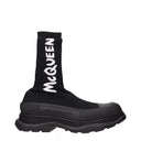 Alexander Mc Queen Men's Boots Black Fabric