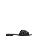 Saint Laurent Slippers And Clogs Women Leather Black