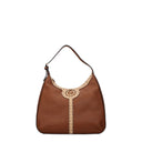 Pollini Women's Shoulder Bags Polyurethane Brown/Cream