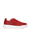 Max Mara Women's Sneakers Red Leather