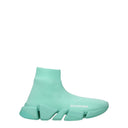 Balenciaga Speed 2.0 Women's Sneakers Green/Mint Fabric