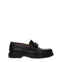 Salvatore Ferragamo Men's Ready Moccasins Black Leather
