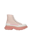 Alexander Mc Queen Mujers Zapatillas de cuero rosadas