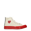 Comme Des Garçons Sneakers Converse Men's Fabric Beige/Red
