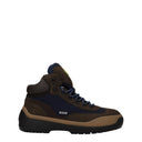 Christian Dior Men's Hiking Boots Suede Brown/Blue