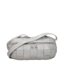Bottega Veneta Herens Grijze lederen Boombox-handtassen
