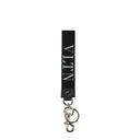 Valentino Garavani Men's Keychain Black/White Fabric